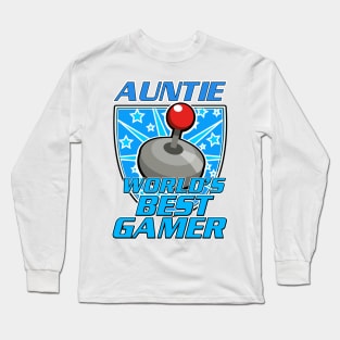 Auntie Worlds Best Gamer Long Sleeve T-Shirt